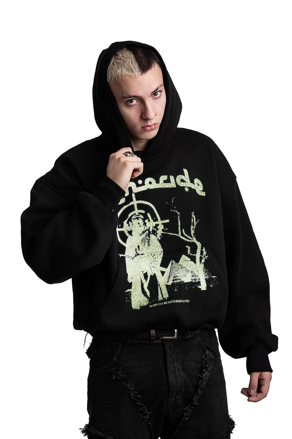 Genocide Black Hoodie