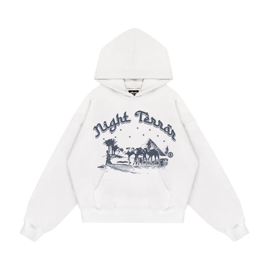 Night Terror Off White Hoodie (1 of 1)